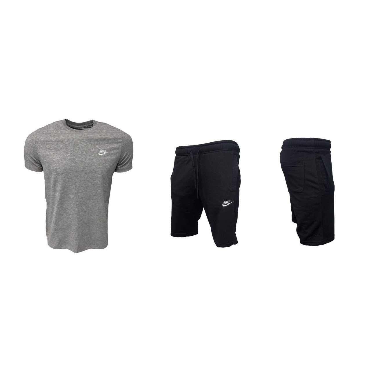 Nike Classic Shorts + T-shirt Grey Black